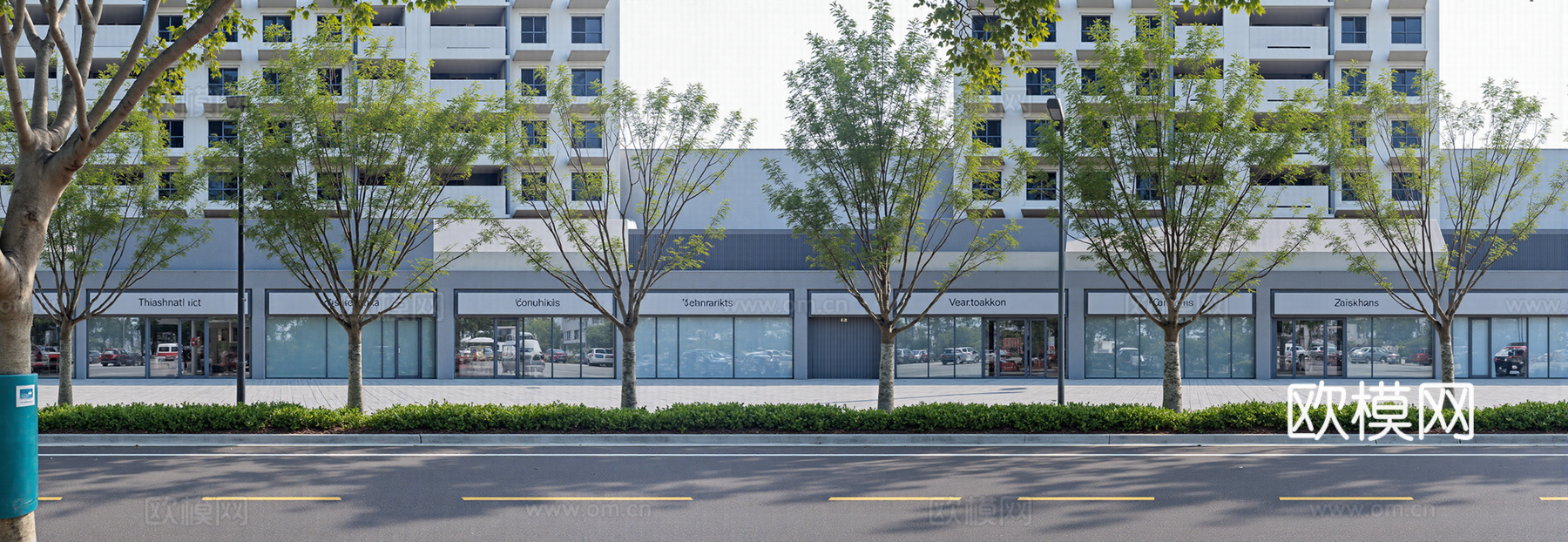 街道外景 门面房下载