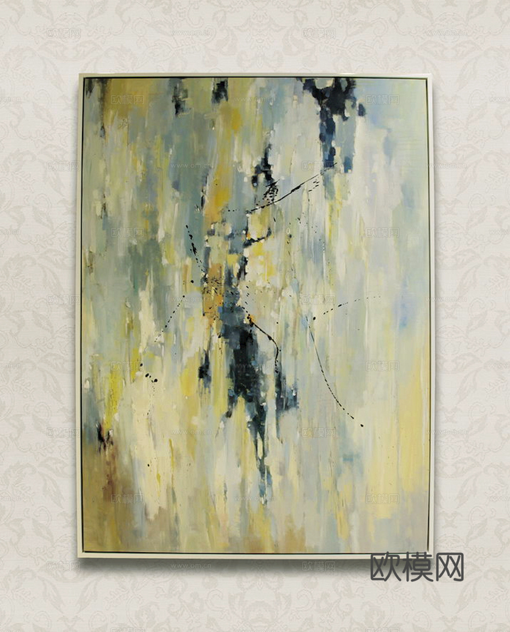 现代抽象画 背景装饰画 艺术画 精裱框画 吉祥挂画 水墨油画下载