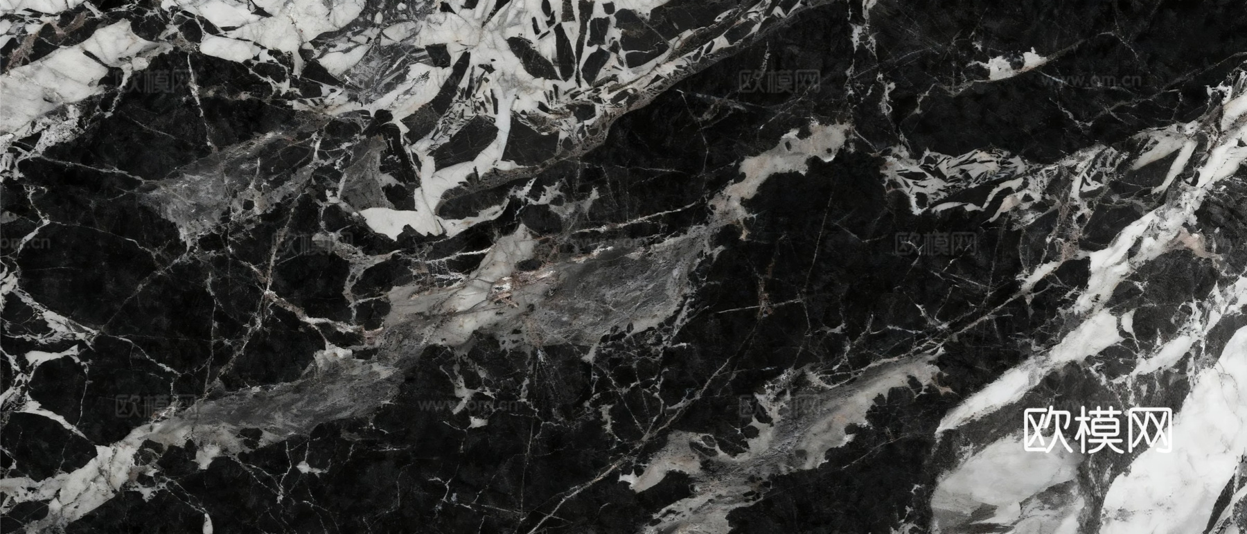 泼墨山水大理石 黑白大理石 黑色大理石瓷砖岩板