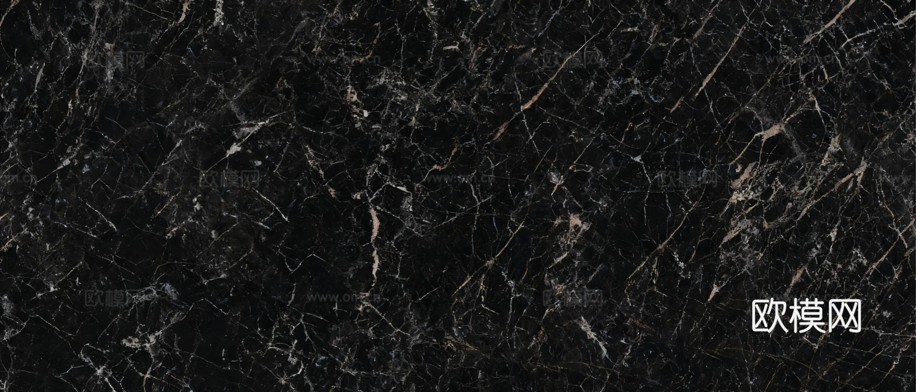 现代简约 黑色大理石瓷砖岩板 黑白根大理石