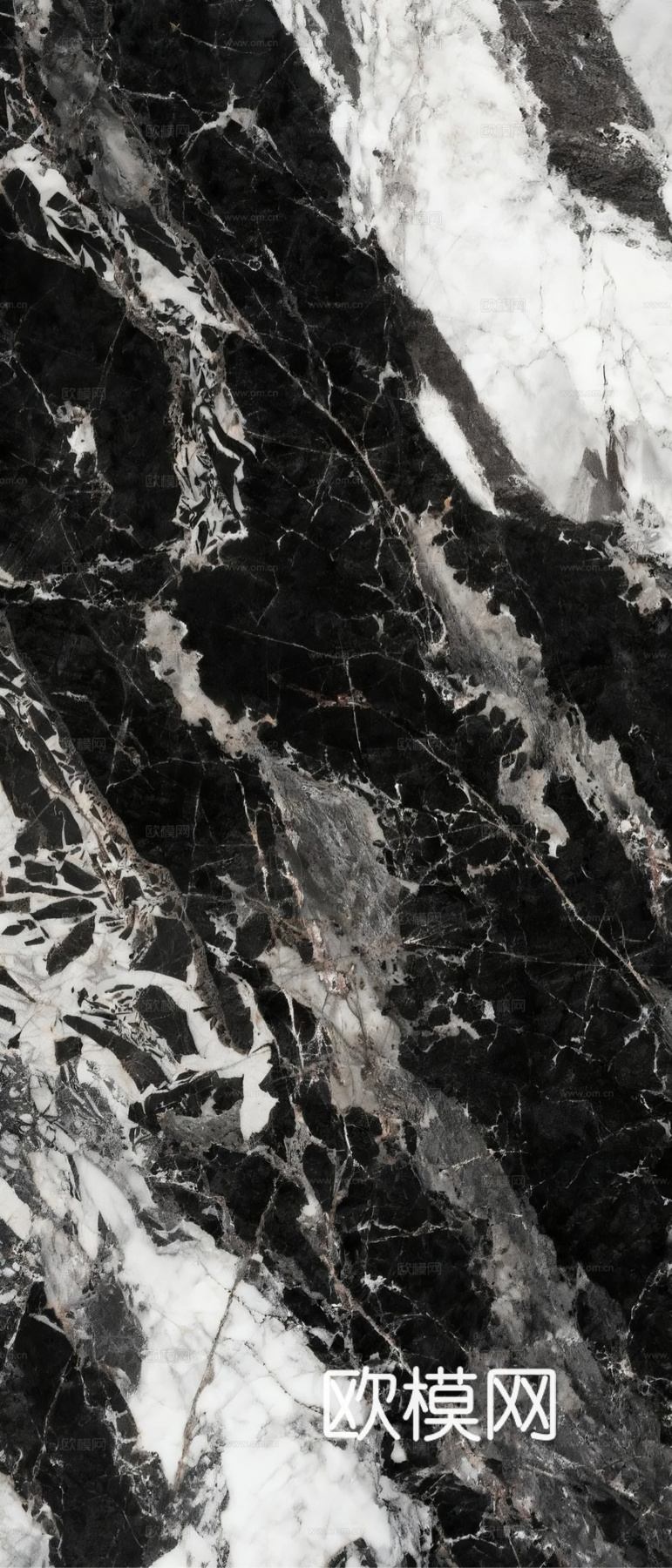 泼墨山水大理石 黑白大理石 黑色大理石瓷砖岩板