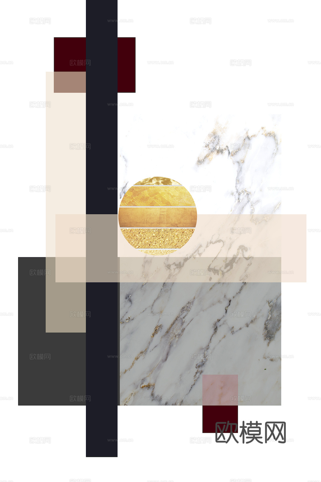 现代抽象画 背景装饰画 艺术画 精裱框画 吉祥挂画 水墨油画