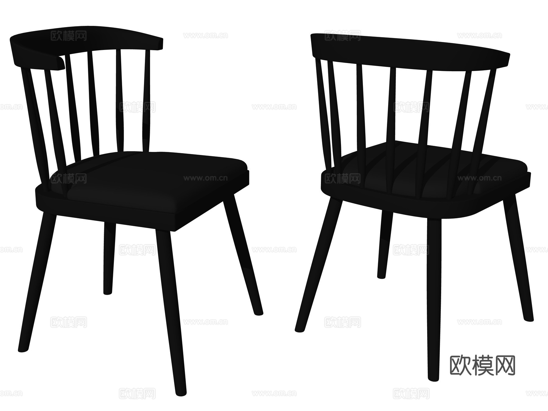 现代单人座椅椅子su模型