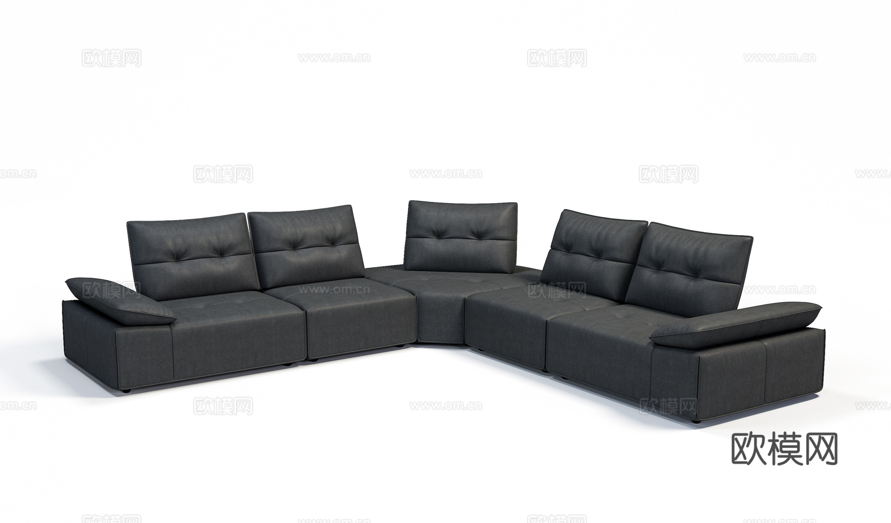 休闲沙发3d模型下载（渲染图3）