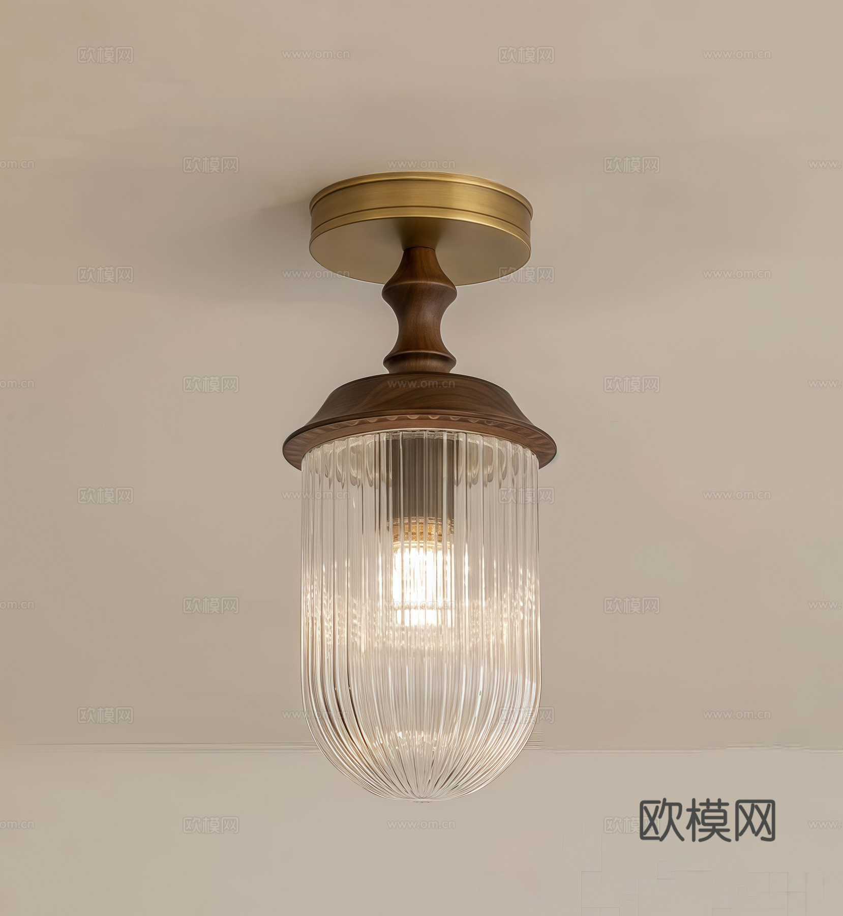 中古吸顶灯 装饰灯su模型