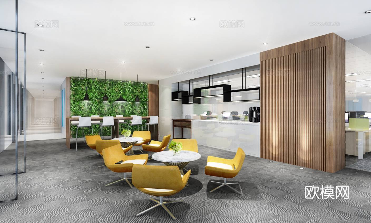 置地广场办公施工图cad施工图