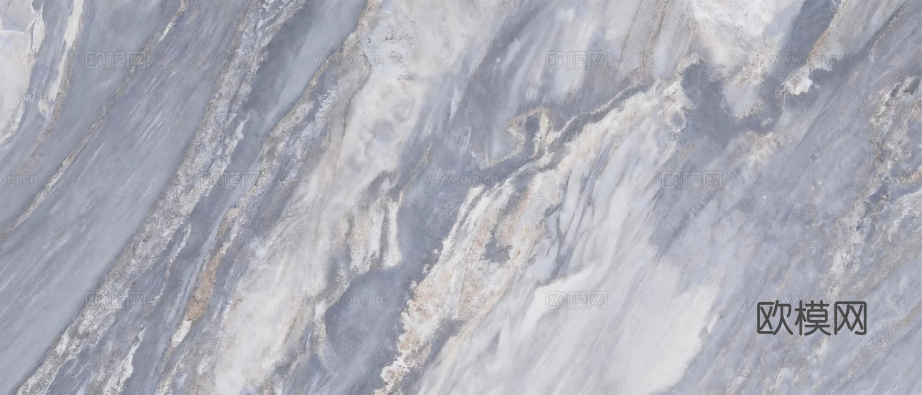 现代轻奢 蓝金沙岩板 蓝色大理石瓷砖岩板 山水大理石