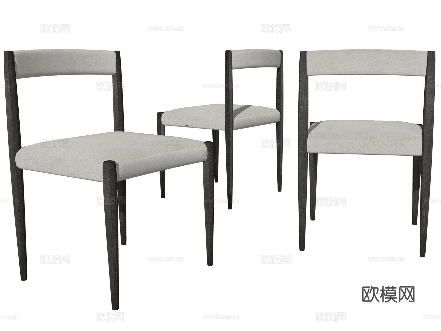 现代单人休闲座椅su模型