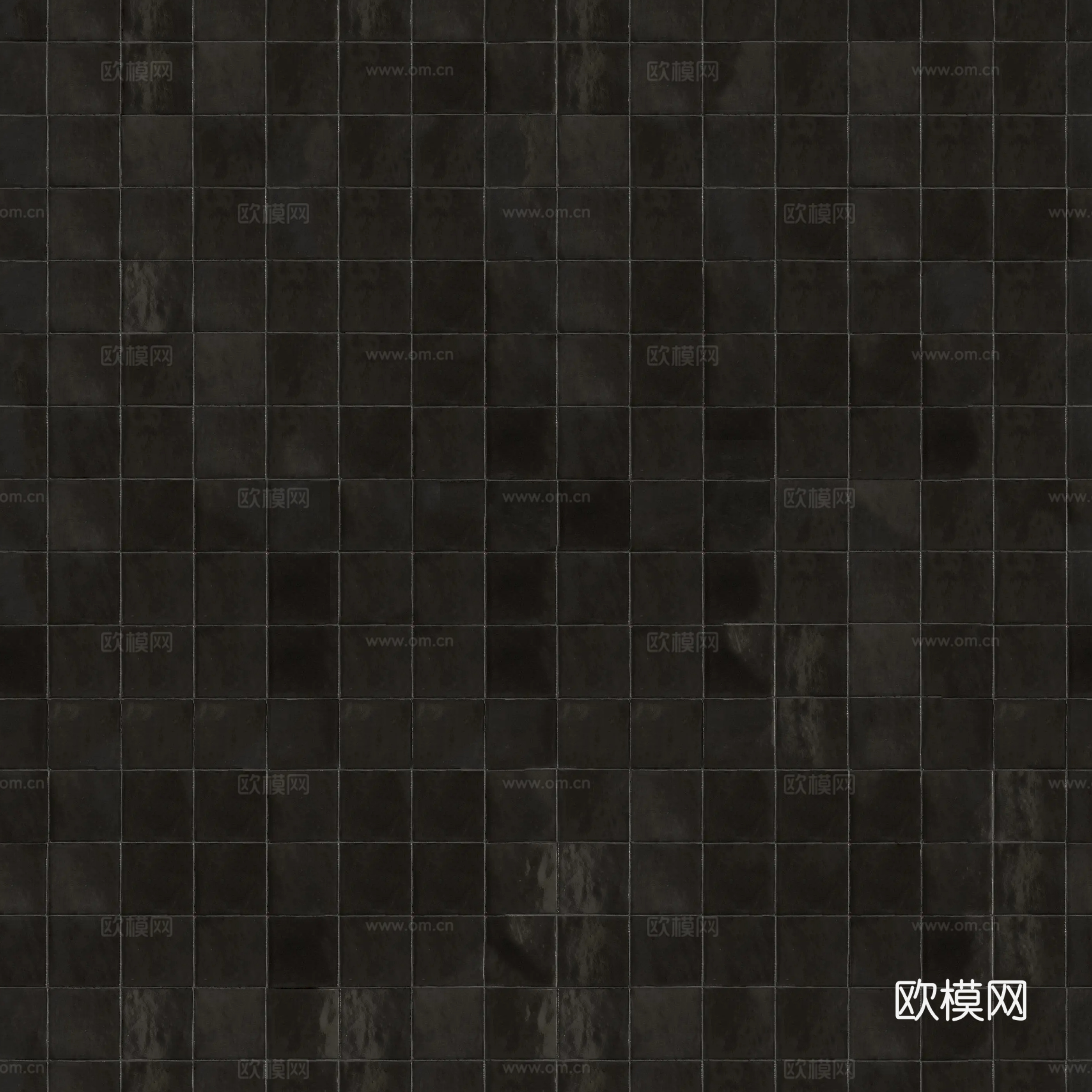 黑色瓷砖马赛克