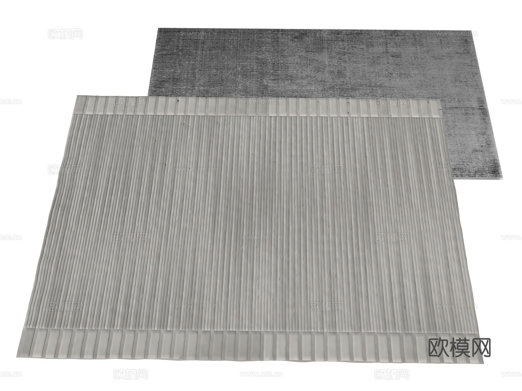 现代地毯毯子su模型