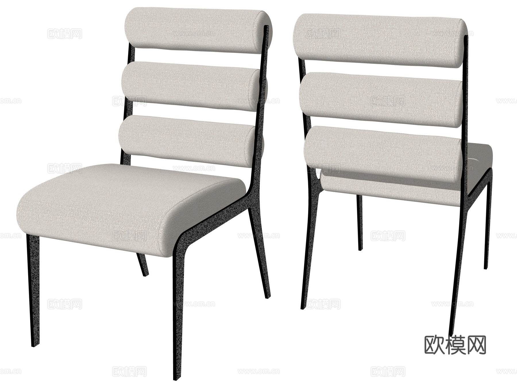 现代单人休闲座椅su模型