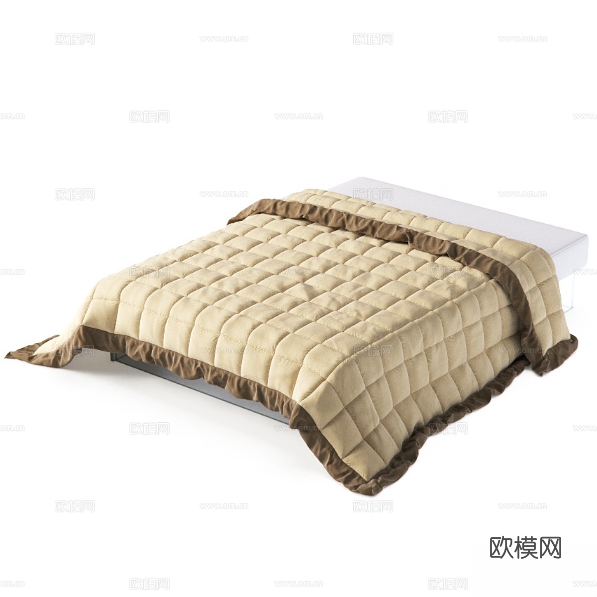 毛毯 床品 被褥3d模型下载