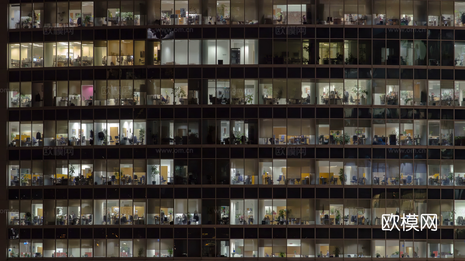 昼夜窗户外景大厦下载