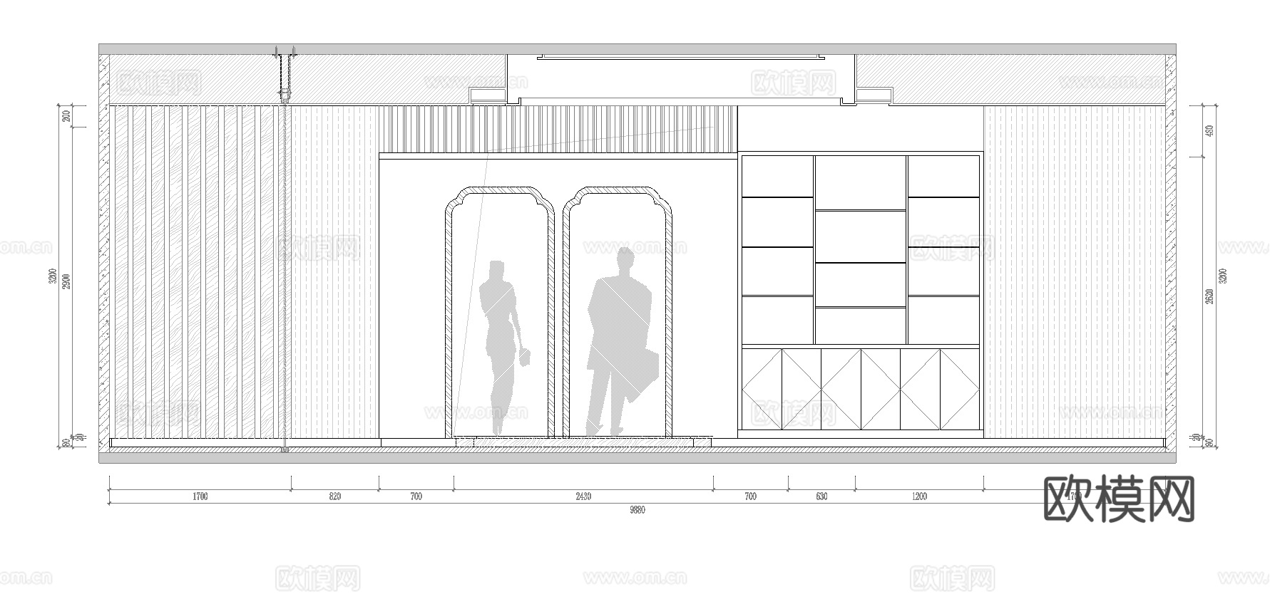 最新5套 茶楼 施工图合集cad施工图