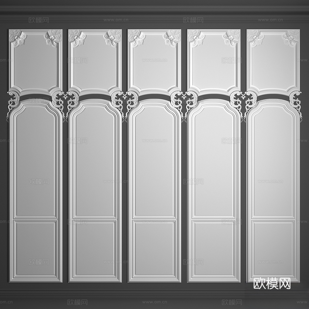 灰泥装饰3d模型下载