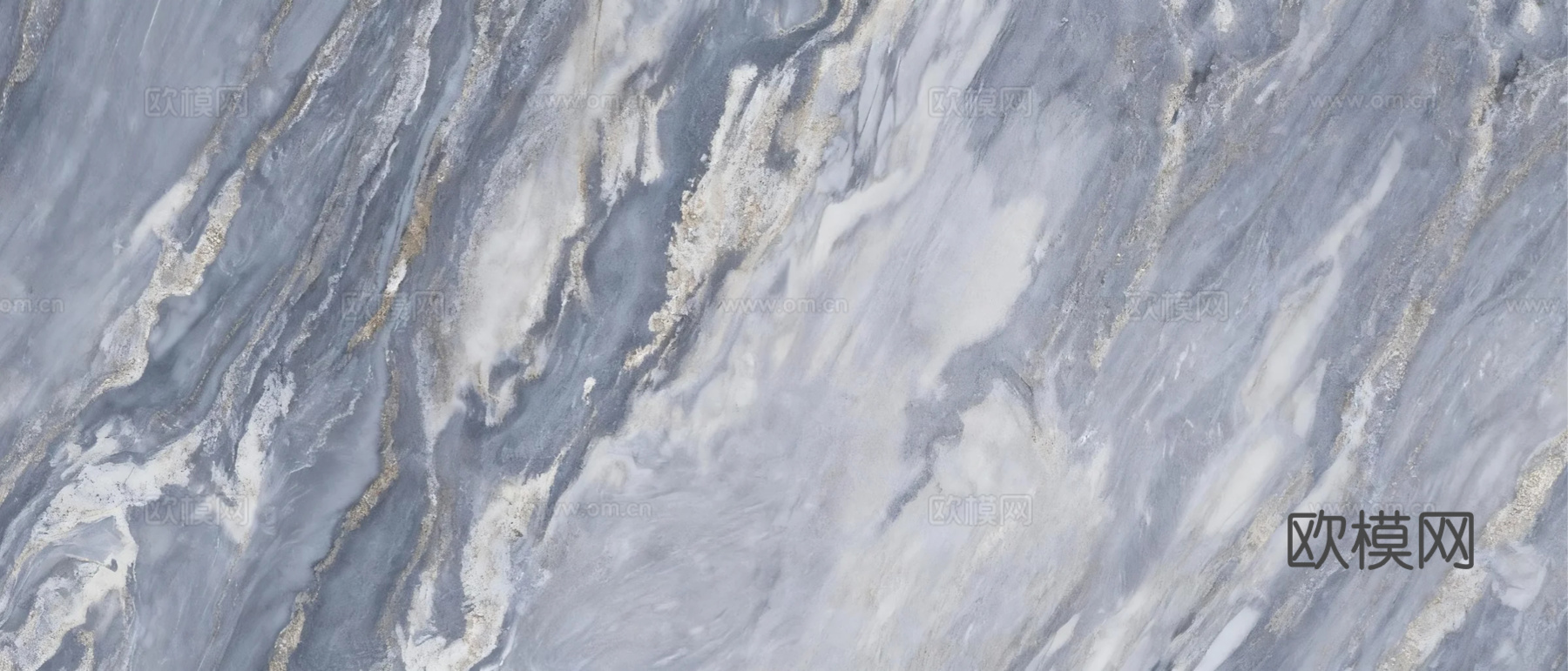 现代轻奢 蓝金沙岩板 蓝色大理石瓷砖岩板 山水大理石