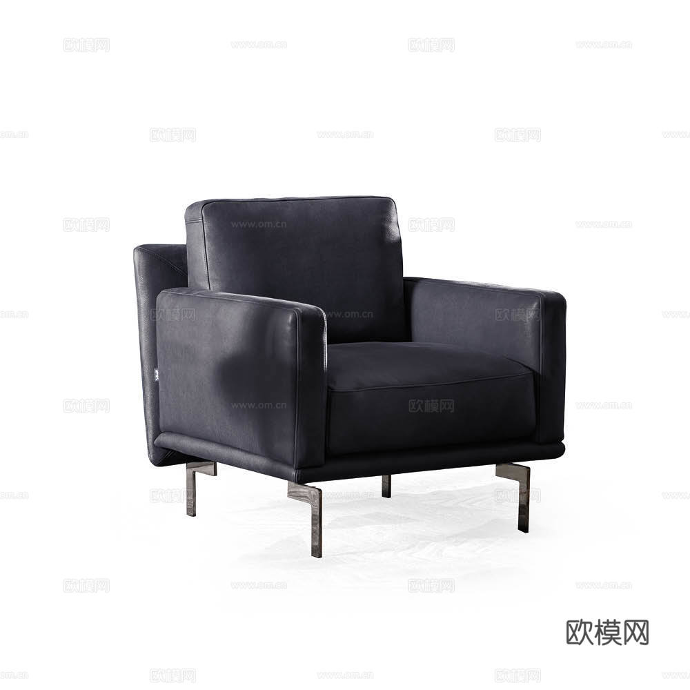 Twils现代休闲椅su模型