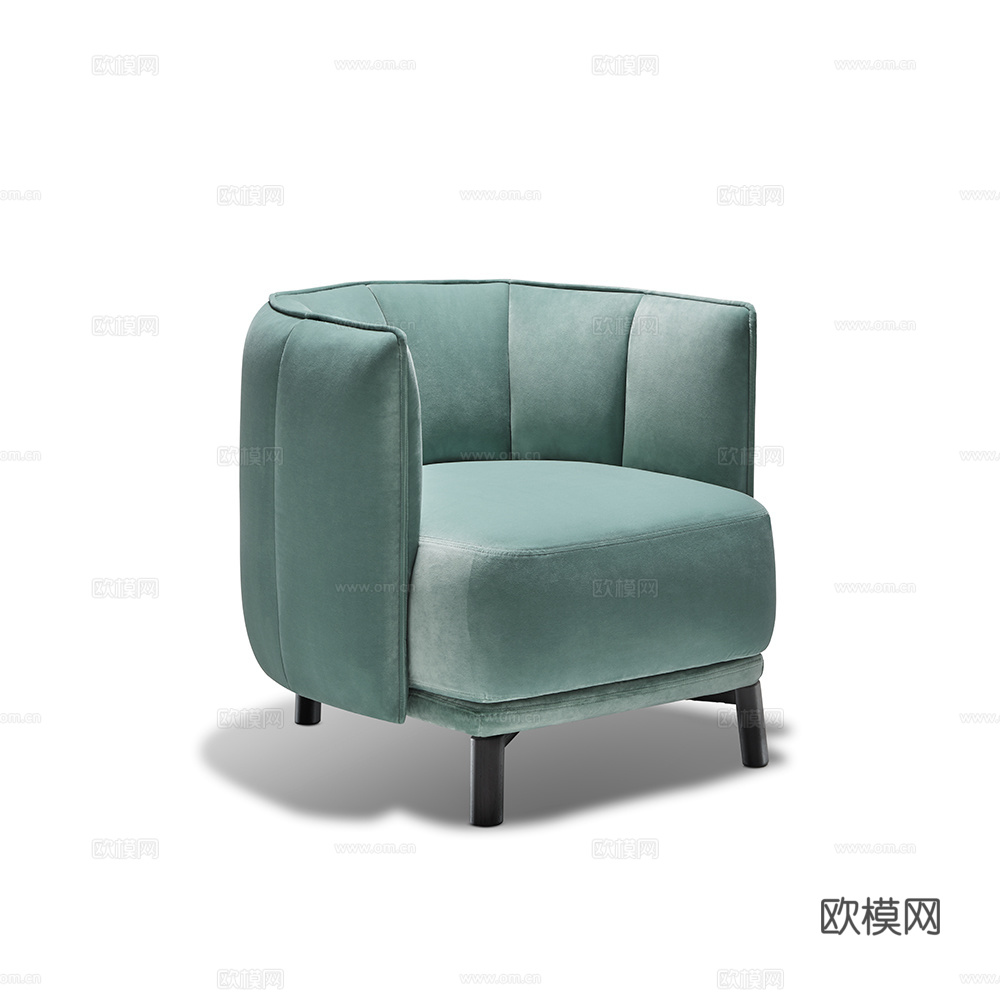 Twils现代休闲椅su模型