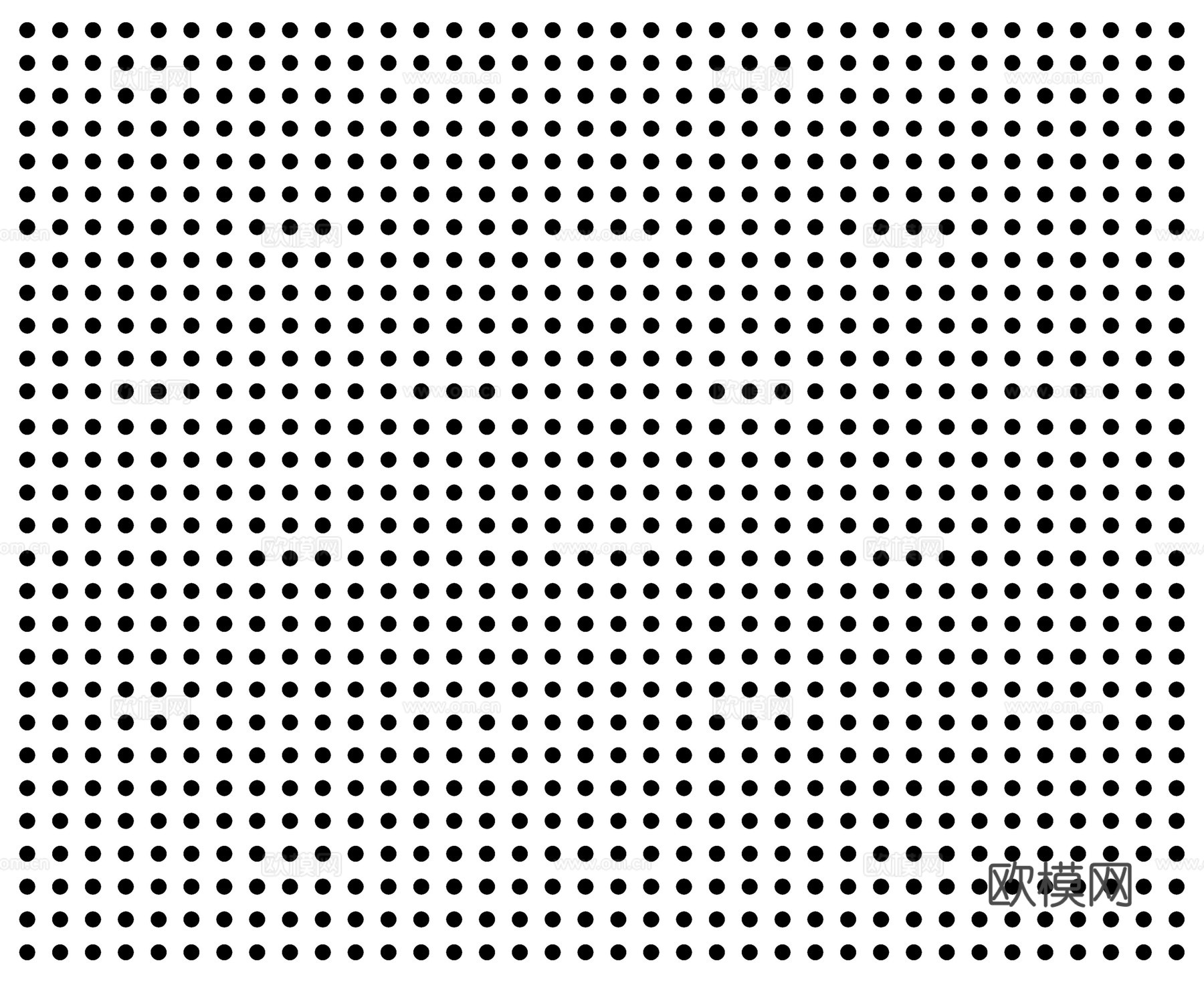 现代无缝圆点穿孔板金属板  洞洞板 穿孔金属铝板 镂空板