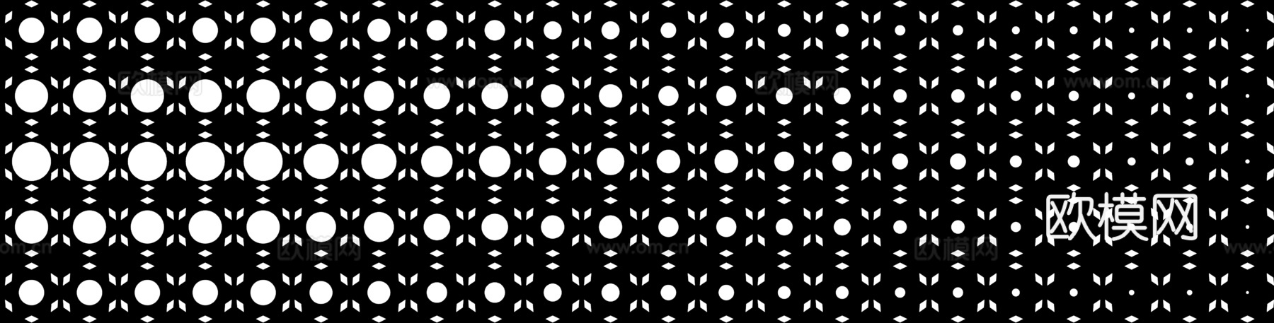 无缝渐变圆孔图案金属冲孔板