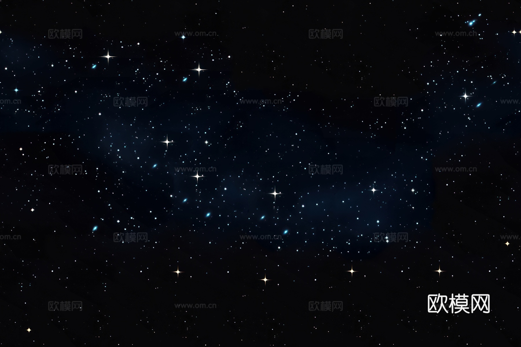 无缝黑色星空顶