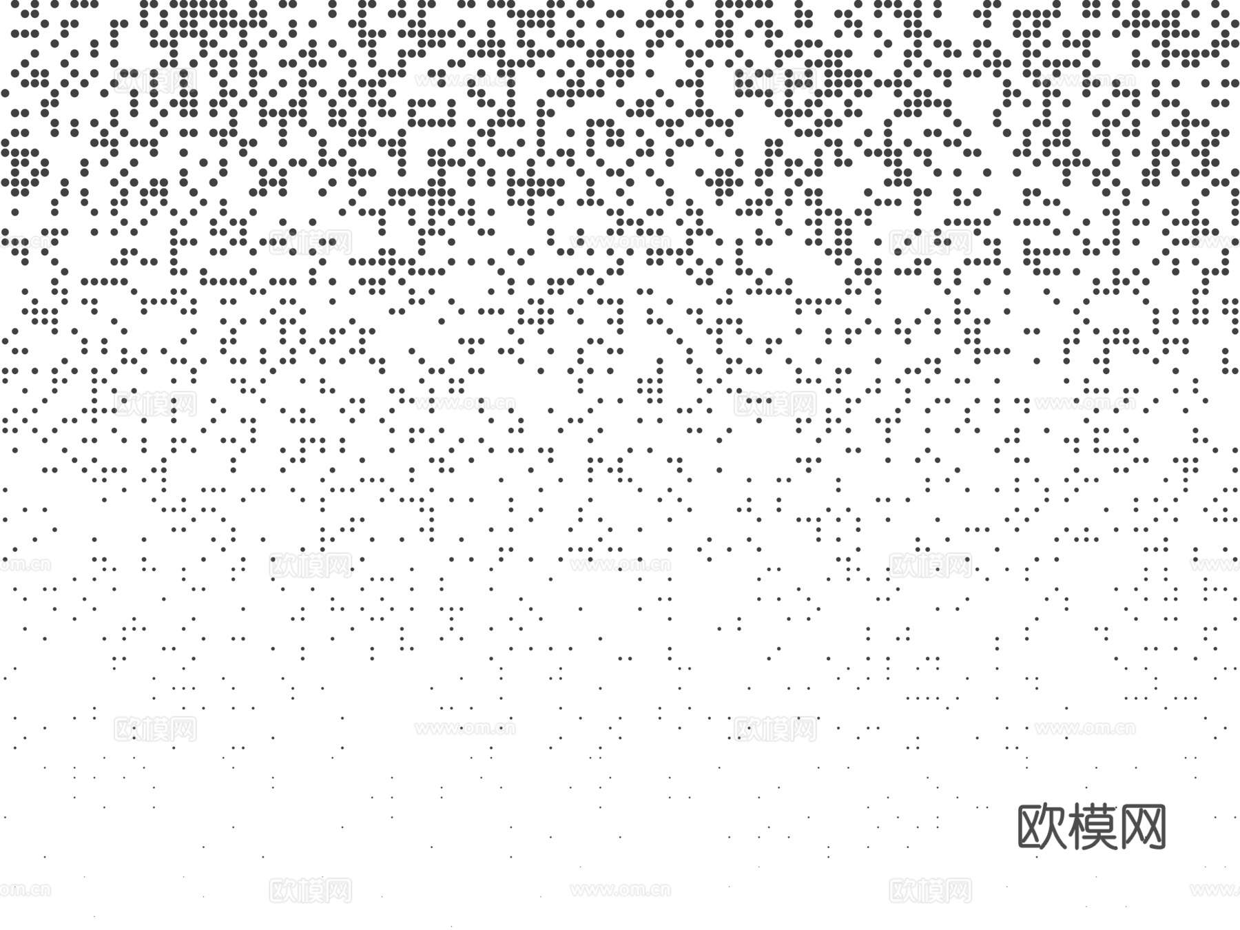 现代穿孔板 渐变穿孔板洞洞板贴图