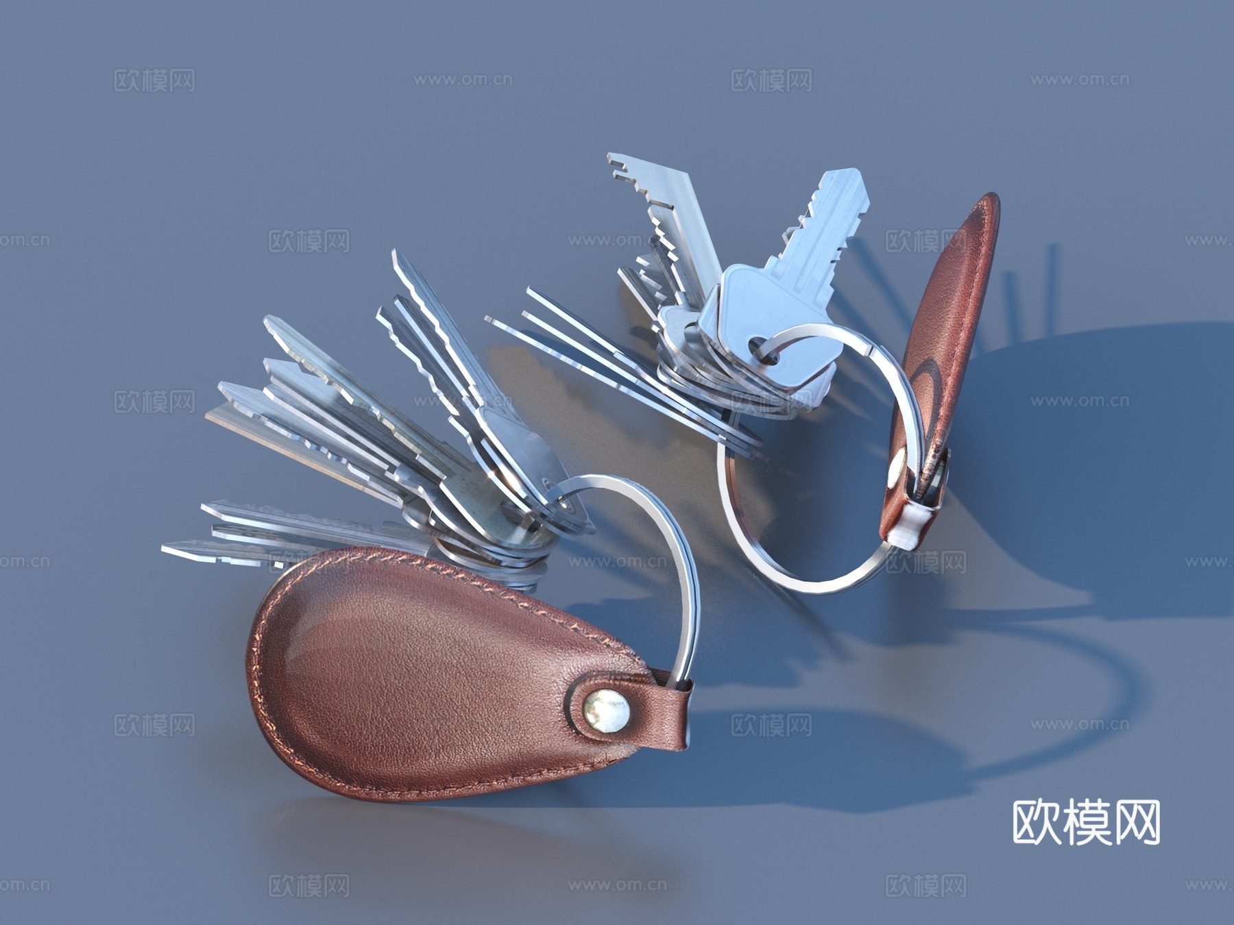 钥匙 钥匙串3d模型