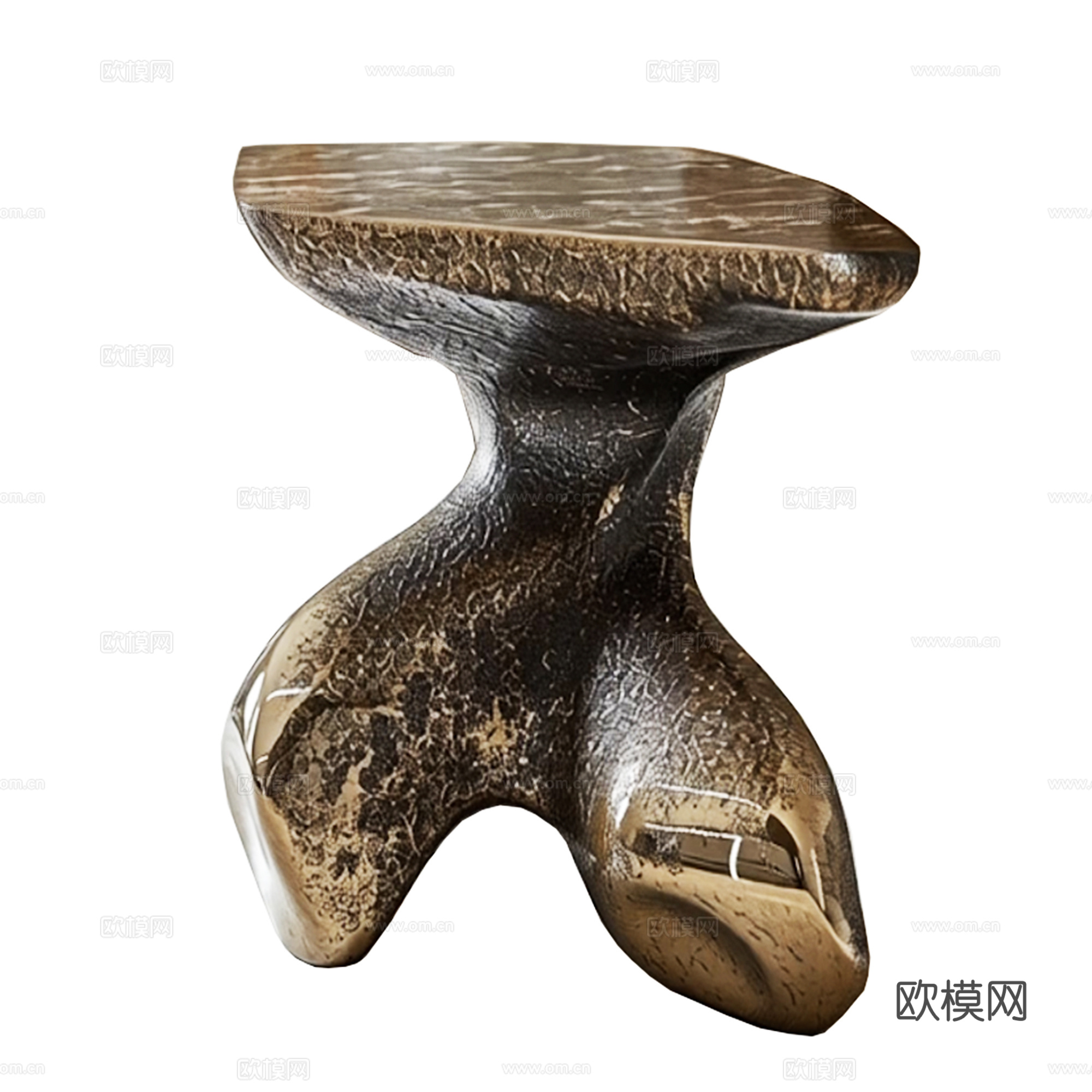 中古风异形矮凳su模型su模型