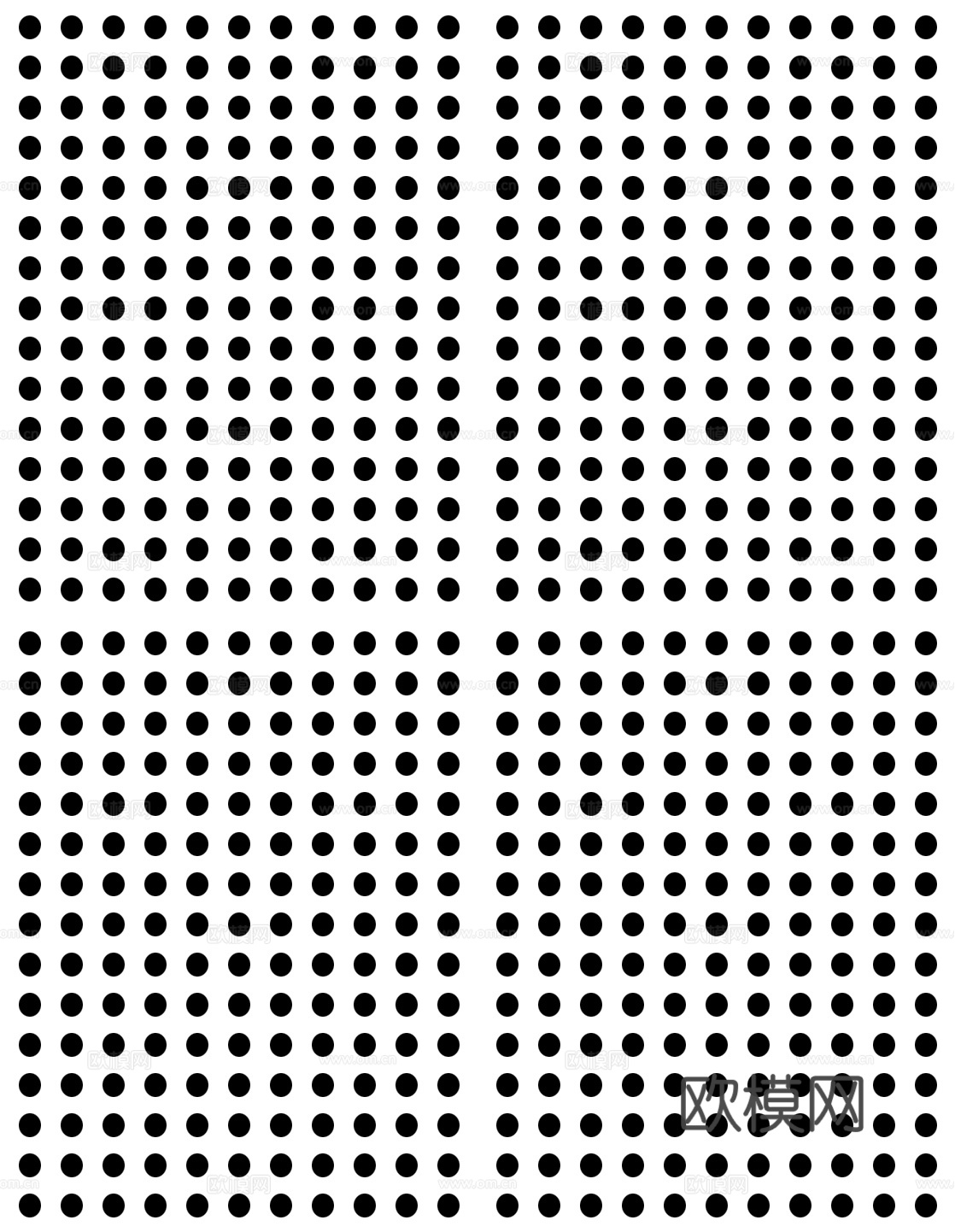 现代无缝圆点穿孔板金属板  洞洞板 穿孔金属铝板 镂空板