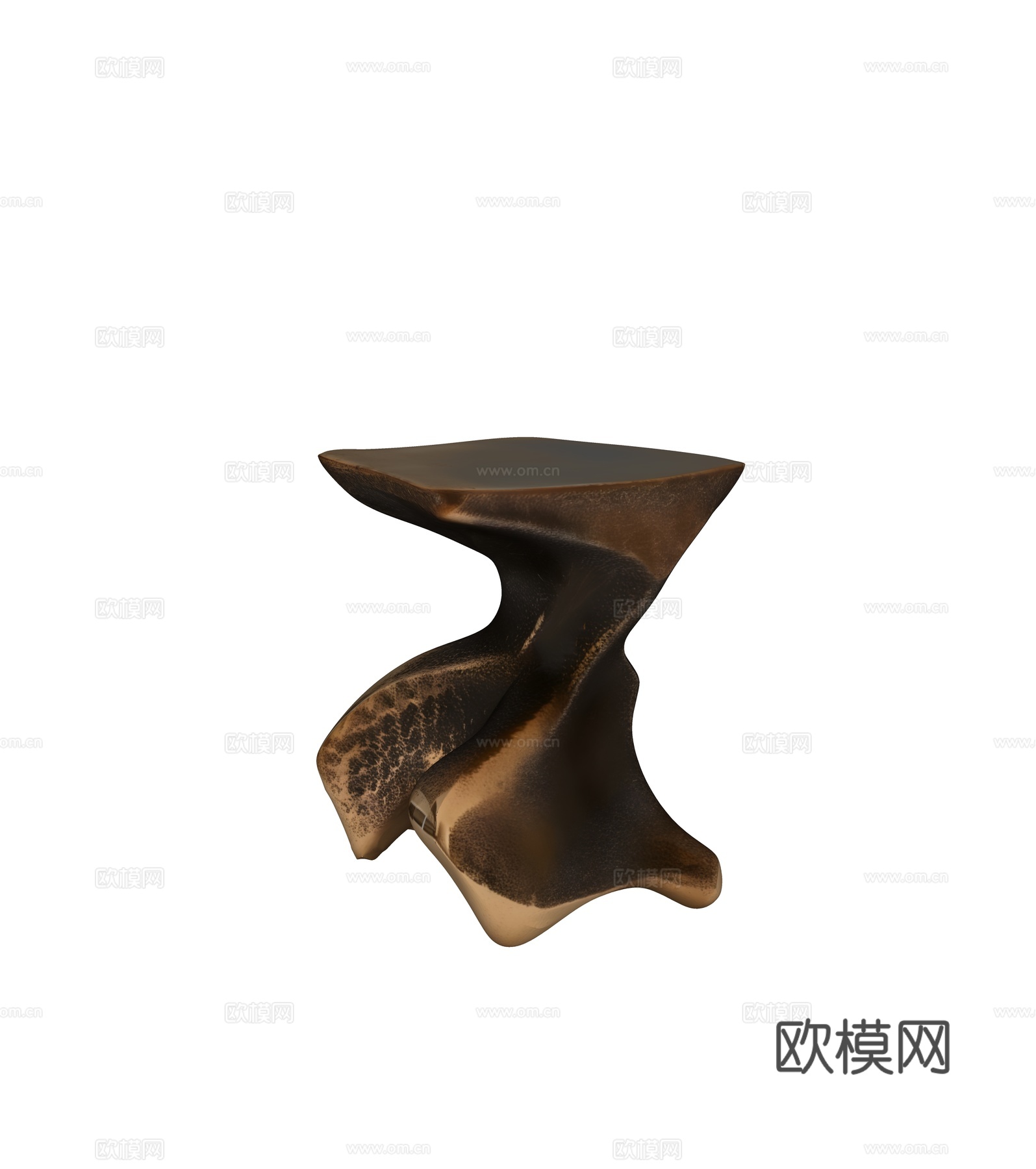中古风异形矮凳su模型su模型