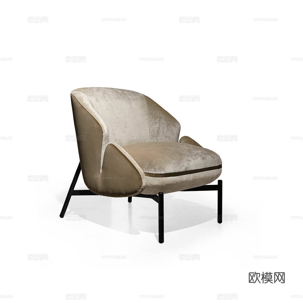 Twils现代休闲椅su模型