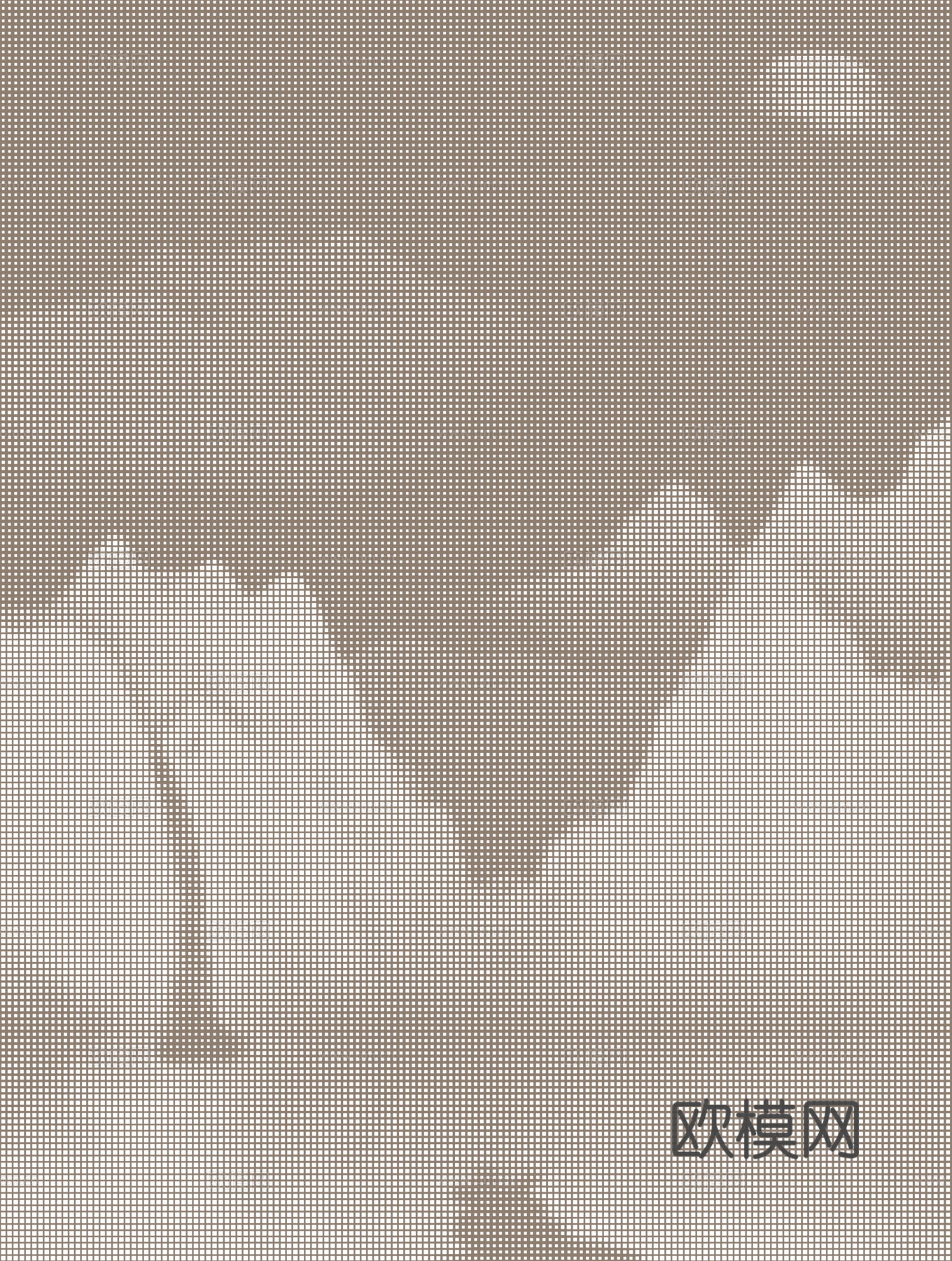 现代轻奢图案穿孔板 无缝几何图案渐变穿孔板