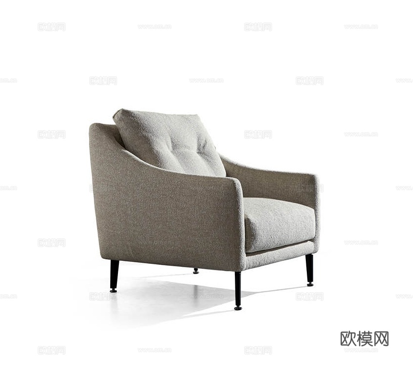 Twils现代休闲椅su模型