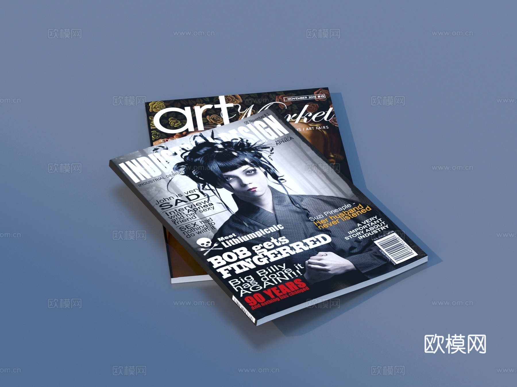 杂志 书本 书刊3d模型