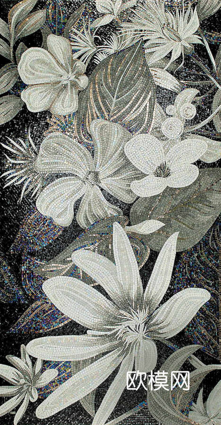 玻璃马赛克 拼花马赛克图案 渐变马赛克 石材马赛克瓷砖