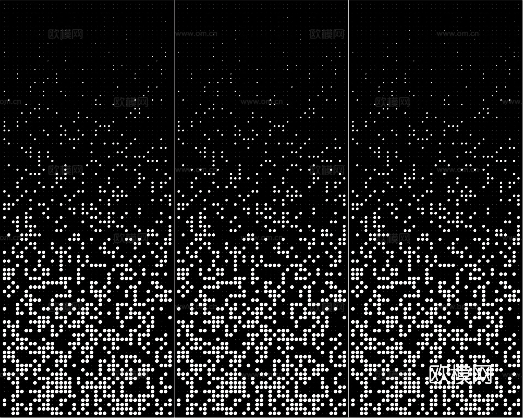现代穿孔板 渐变穿孔板洞洞板贴图下载