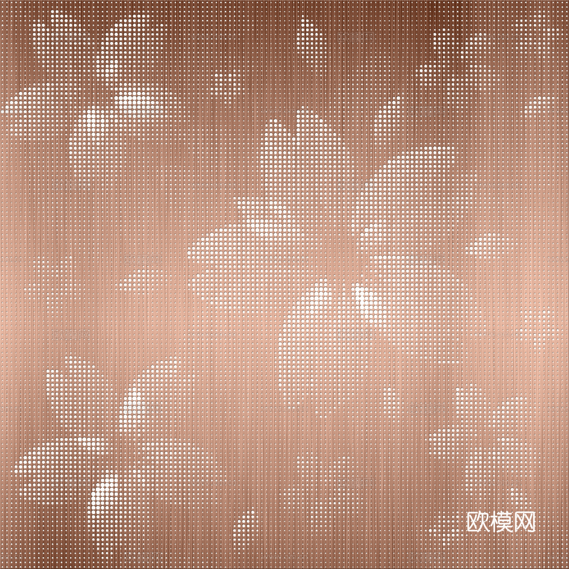 竹叶纹理穿孔板金属贴图