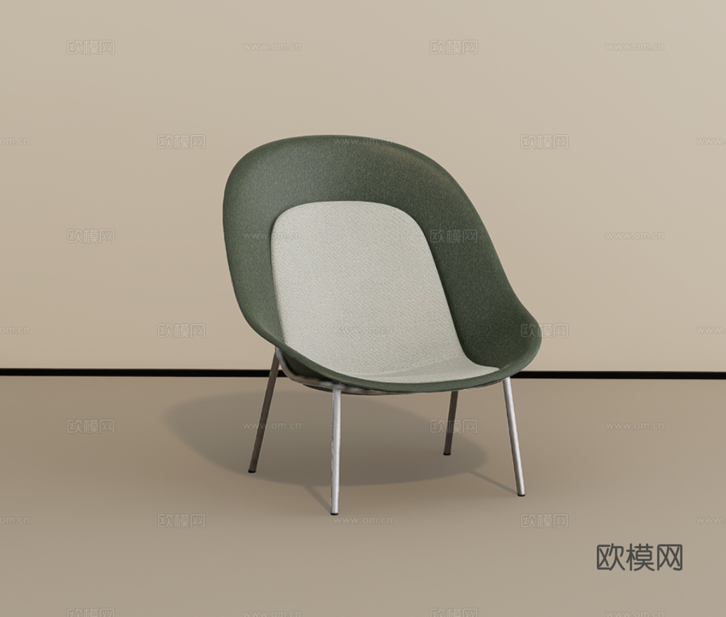 休闲椅su模型