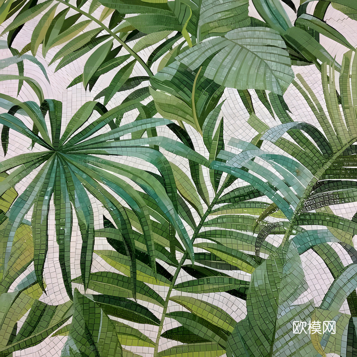 玻璃马赛克 拼花马赛克图案 渐变马赛克 石材马赛克瓷砖