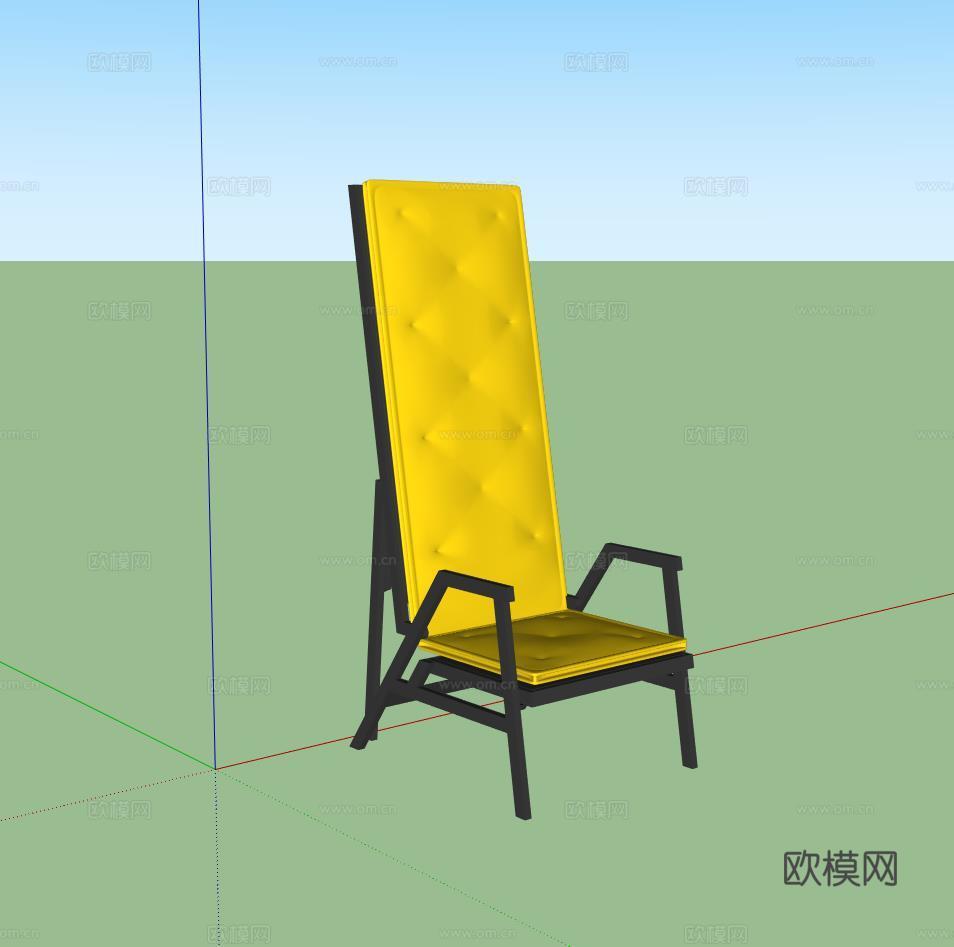 Twils现代休闲椅su模型