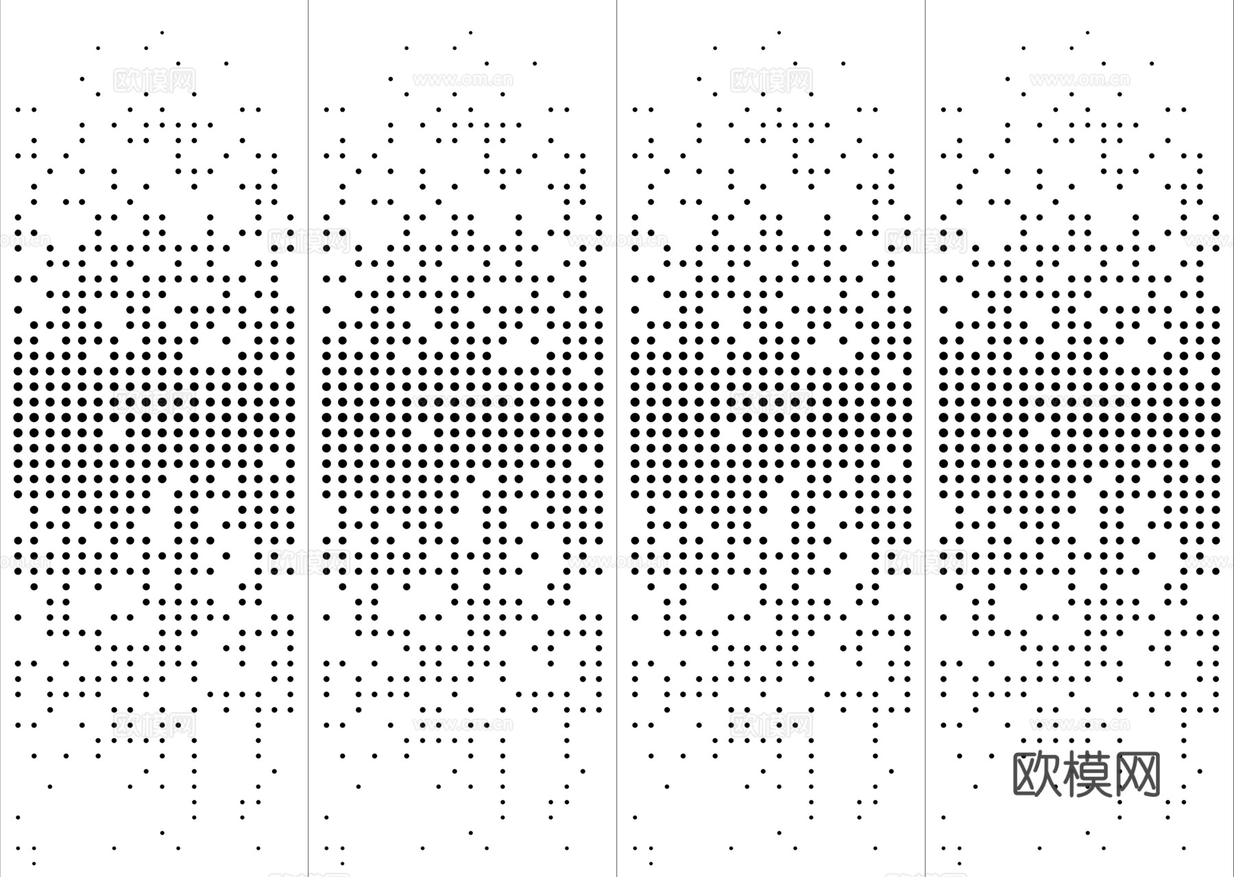 现代穿孔板 渐变穿孔板洞洞板贴图下载