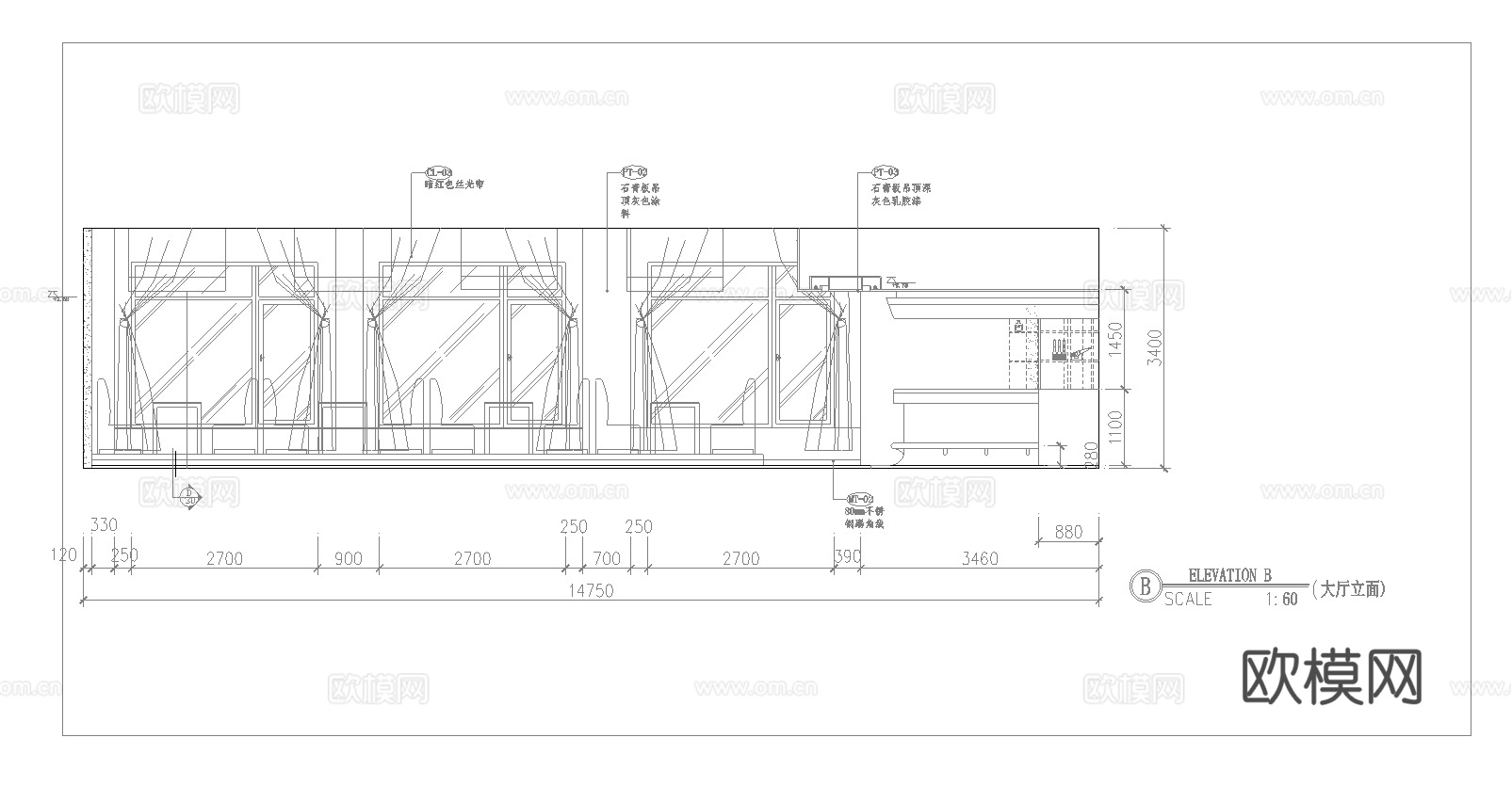 最新9套 spa 足浴店 施工图合集cad施工图