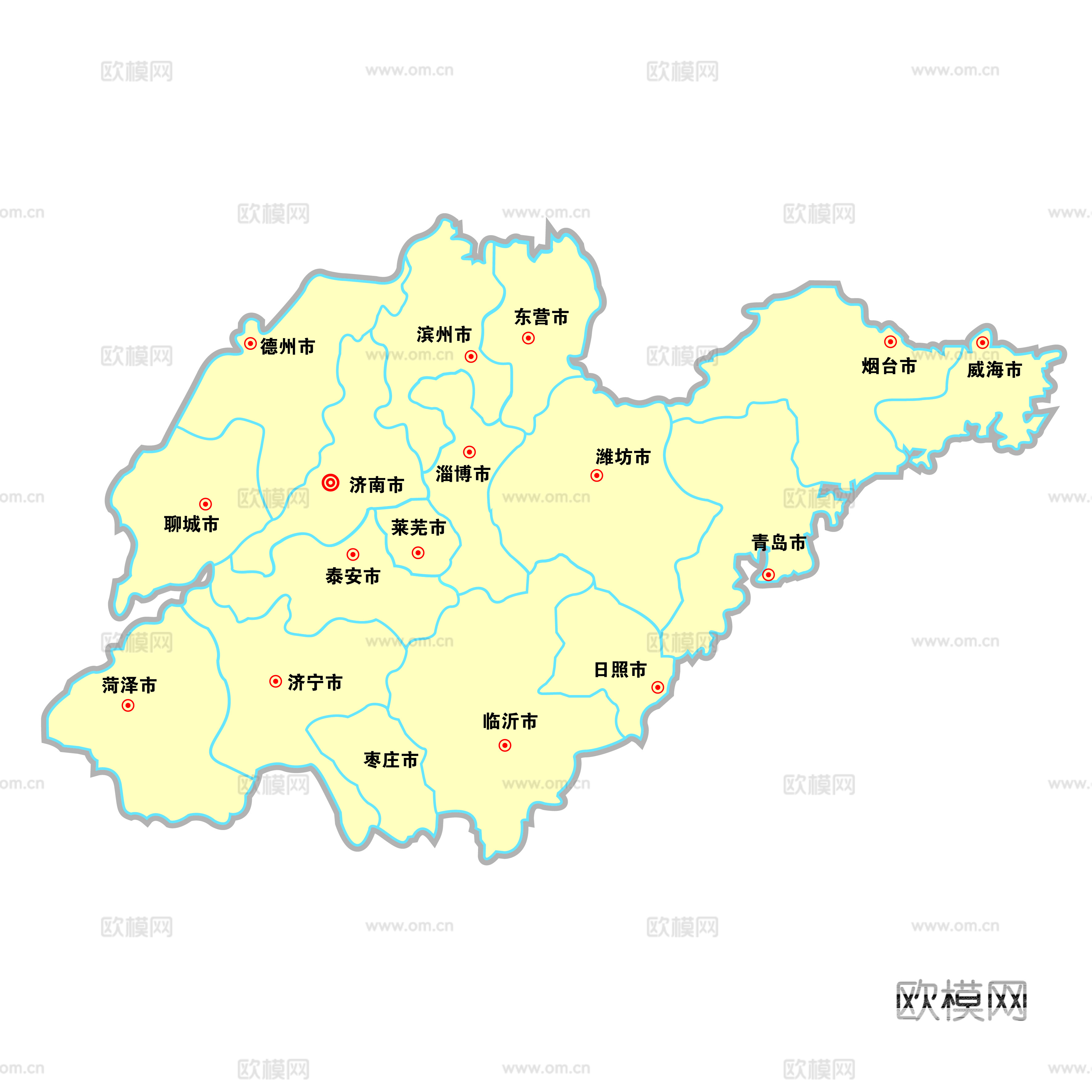 山东省地图下载