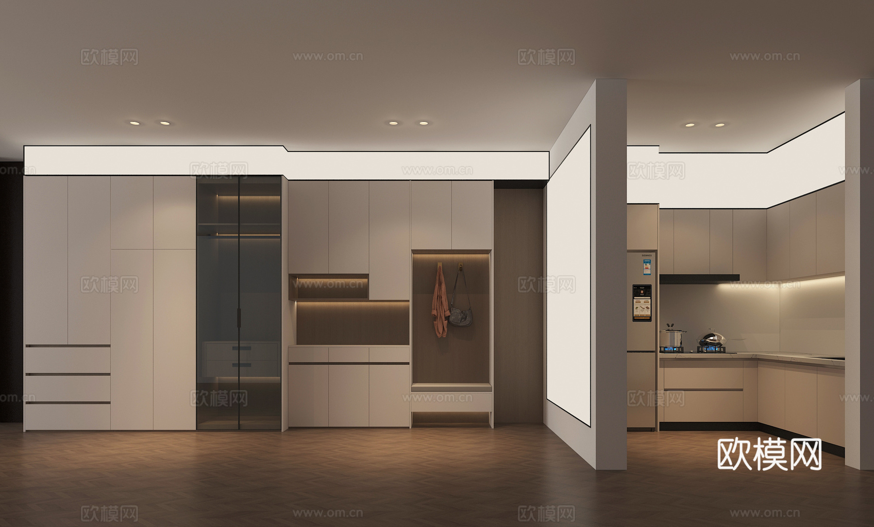 2025全屋定制衣柜厨柜拆单图cad施工图