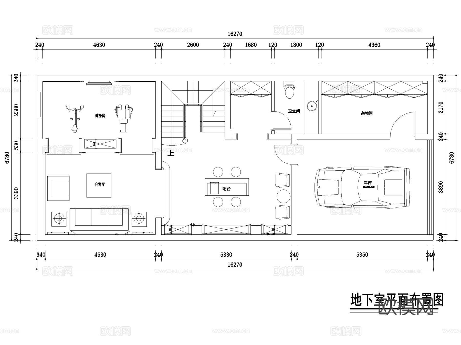 衡山一号新古典三层别墅室内家装CAD施工图cad施工图