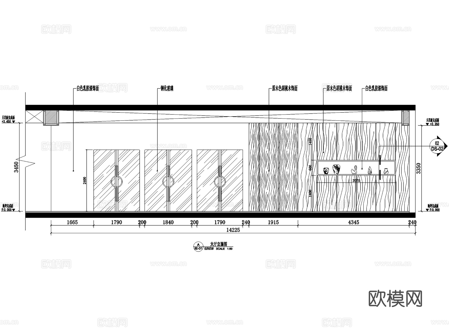 泉州港船舶文化展示馆室内工装CAD施工图cad施工图