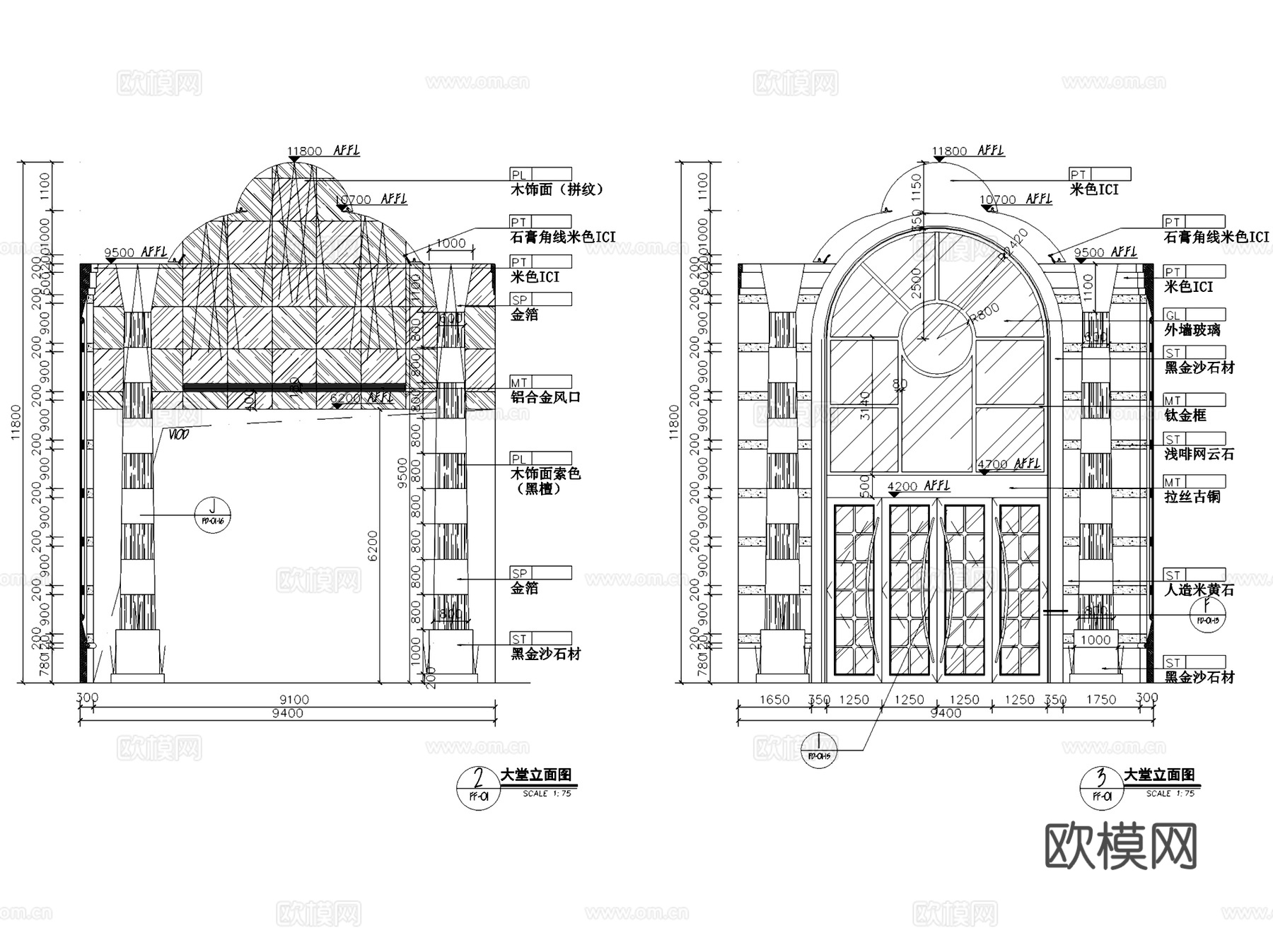 泊岸雅苑酒店式公寓室内家装CAD施工图cad施工图