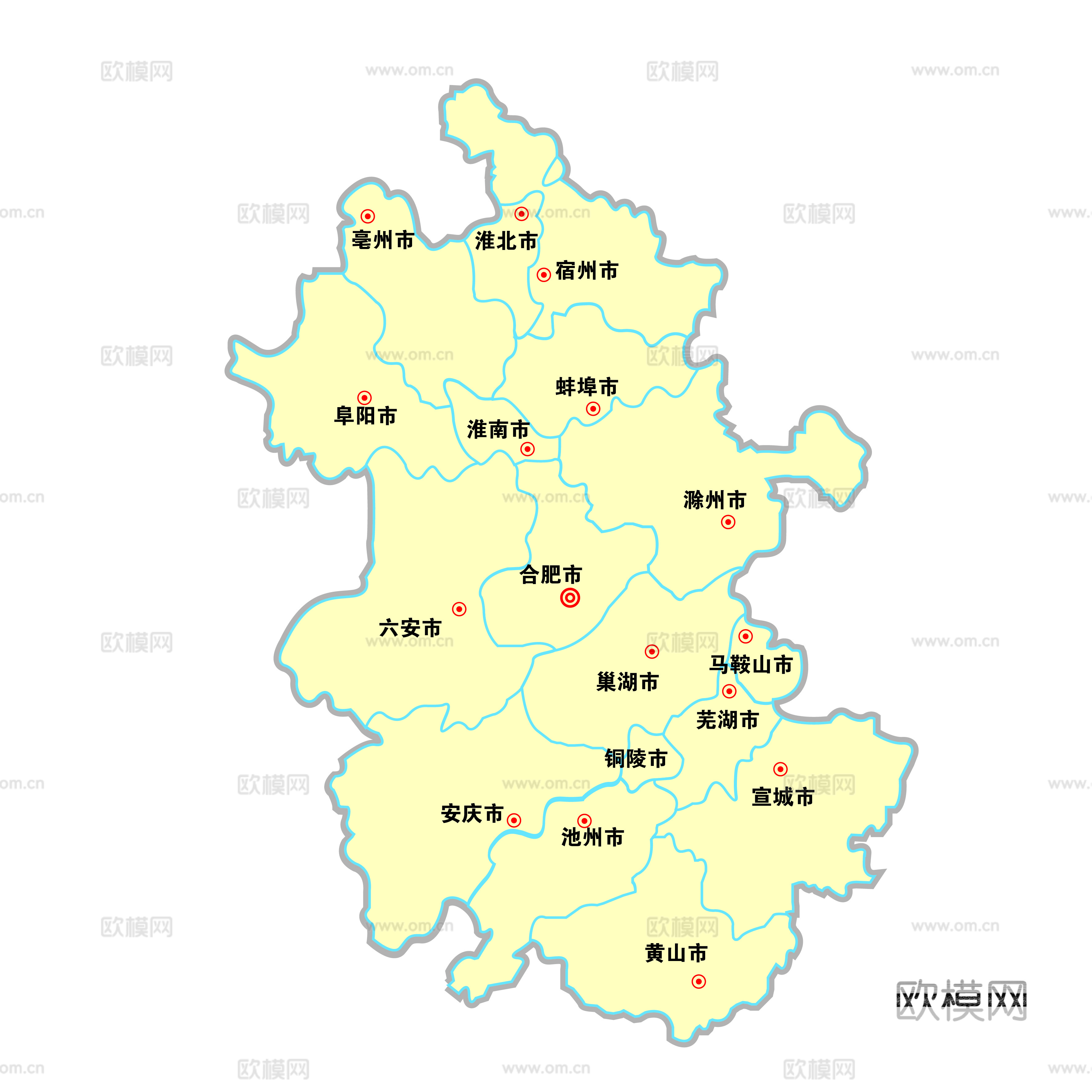 安徽省地图下载