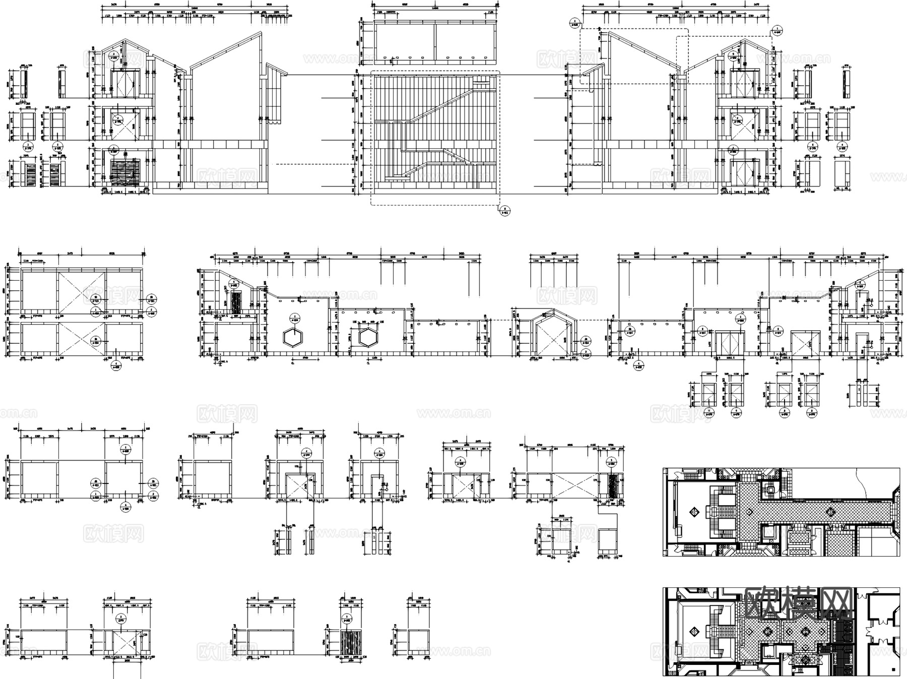 苏州博物馆新馆室内工装CAD施工图cad施工图