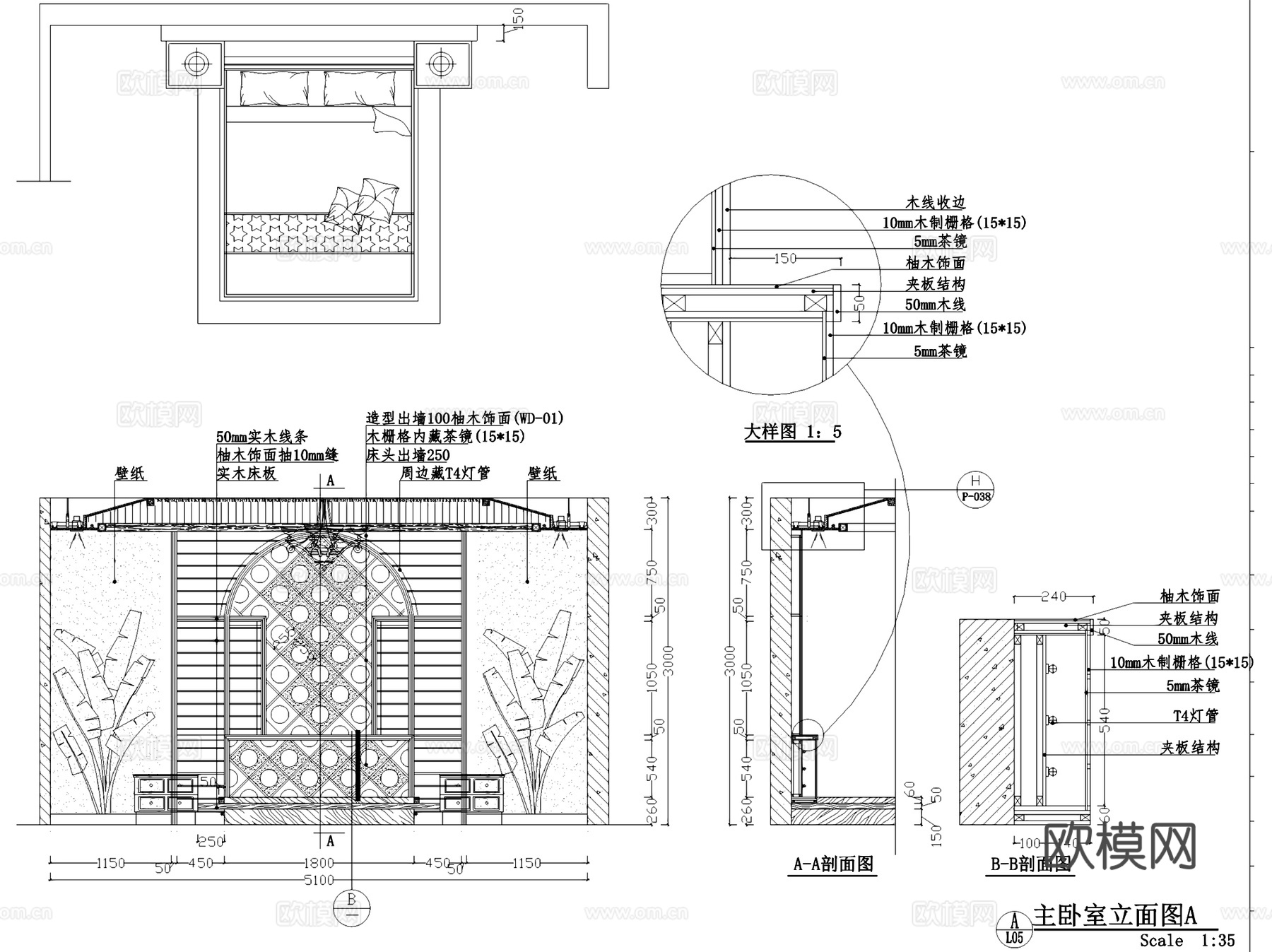 金众葛兰溪谷东南亚风情室内家装CAD施工图整套cad施工图